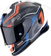 Scorpion EXO R1 Evo Air II Coup Helmet, black-red-blue, Size S for Men Black Red Blue