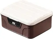 Lockable Storage Box | Lockables Storages Case| Stackable Locking Container Bin | Large-Capacity Document & File Organizer | Portable Safe Bins X For Home, Office, Travel, Medicine & Tool Lockers