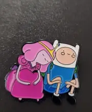 Adventure Time Enamel Pin Finn Princess Bubblegum