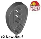 LEGO Technic 2x Bush Cam Oval Dark Grey/Dark Bluish Gray 6575 New