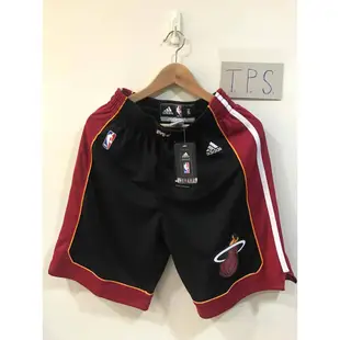 NBA球褲 Miami Heat 熱火客場黑 Adidas Swingman 電繡 全新含吊牌