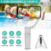 3-Axis Handheld Gimbal Stabilizer Tripod Desktop Phone Camera Shrink Portable