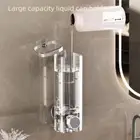 Punch-free Hand Soap Press Bottle Suction Cup Soap Box New Shampoo Bottle