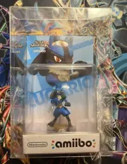 Nintendo Amiibo Pokémon Lucario (Super Smash Bros.) Unopened w/ Plastic Case!