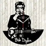 Bob Dylan Vinyl Record Wall Clock Decor Handmade 520