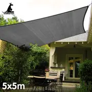 Square Shade Sail (Grey) - 5x5m
