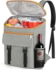 Refrigerator Backpack Soft Insulation, Leakproof Beach Cooler, Large Capacity Backpack with compartments for Men and Women, Portable Lunch Backpack, Suitable for Beach Camping, Picnic Hiking