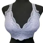 Aeropostale Live Love Dream ☆ Lavender Lace Halter Bralette ☆ Size Medium ☆ NWT