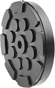 Black Slotted Rubber Plate Car Trolley Jacking Pad Block Jack Adapter for Car Lift