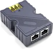 150W Gigabit PoE Injector, 10, 100, 1000Mbs Gigabit Power Over Ethernet Plus Injector with LAN, Versatile Power Input, for Starlink Satellite Network