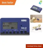 MA-2 Compact Multi-Function Digital Metronome - Black and Red Color Scheme