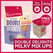 Yours Droolly Dog Treats - Double Delights Milky Mix Ups 350g