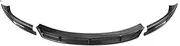 Bumpers Front Lip Bumper Chin Diffuser for Tesla Model Y 2020-2024 Model 3 Highland Body Kit Front Spoiler Accessories Bumper SpoilerProtector(Y Matte Black)