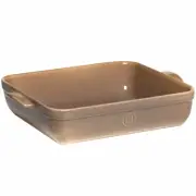Emile Henry Ceramic Rectangular Lasagna Dish 35 x 25.5cm in Chene / Oak 969642