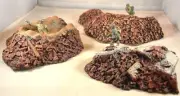 Atherton CTS Painted WWII Brick Piles Bunker Defensive 3 Piece Set