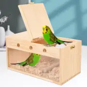 Wooden Bird Toys For Parakeets Bird Cage Nesting Box Cage Bird