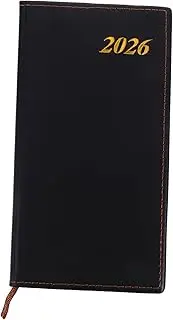 TEHAUX Daily Planner Notebook 2026: A6 Size Weekly Monthly Agenda Portable Cover Notebook For Daily Tasks Thick Paper Smooth Writing Work Personal