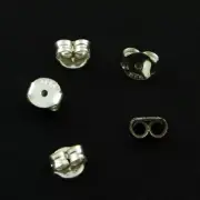 Sterling Silver Butterfly Earring Post Backs Earnuts (10 pairs - 20 pcs)