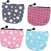 [FONDOTIN] 1set Mini Coin Purse Cute Makeup Bag Purses Wallet for Small Purse Travel Makeup Bag Travel Wallet Small Wallet Canvas Makeup Pouch Toiletry Bag Girl Purse Oxford Cloth 4pcs