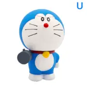8cm Kawaii Pvc Anime Doraemon Action Figure Model Toys Cute Collection U