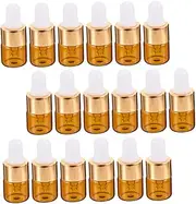LIFKOME 25pcs Glass Dropper Bottles Portable Mini Essential Oil Dispenser UV Protection for Travel and Storage Versatile for Perfumes and Lotions Random Color