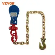 2Ton 4400LBS 3Inch Snatch Block with Chain Rigging Swivel Sheave Block 3/8 Inch