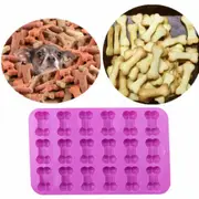 Reusable Silicone Dog Bone Cake Chocolate Mold Cookie Baking Ice Tray Mould Tool