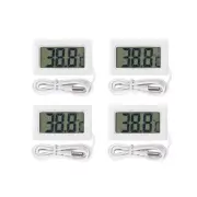 Temperature Monitoring Solution Set of 4 Digital LCD Thermometers with Probes
