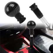 JDM BALL TRANSPARENT AUTOMATIC BLACK CARBON FIBER LIGHT SHIFT KNOB