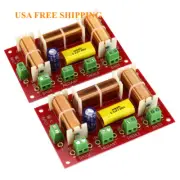Treble + Midrange + Dual Bass Speaker Crossover Audio 4-Way 3 Way Crossover 200W