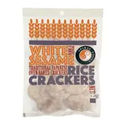 Spiral Foods Rice Crackers White Sesame Bulk Buy