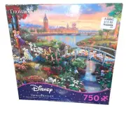 Thomas Kinkade Disney Puzzle 101 Dalmatians 750 Ceaco Puzzle Sealed