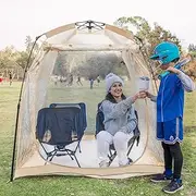 All Weather Proof Pod Sports Tent,Outdoor Weather Tent Sports Pod Instant Tent Shelter with Sealed Floor,MultiPod Screen Tent with Carry Bag,Bubble Tent for Sport Event,Camping,Fishing