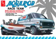 AMT 1/25 Aqua Rod Race Team 1975 Chevy Van, Race Boat & Trailer
