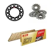 Fits Suzuki RM-Z450 2013-2014 DID ERT3 Chain & Renthal Black Sprocket Kit