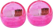 DRESSOOS 2pcs Nail Polishing Head Cleaning Brush Nail Drill Bit Cleaning Brush Nail Art Parts Manicure Supplies Nail Drill Bits Clean Brush Beauty Nail Art Manicure Accessories