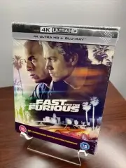 The Fast and the Furious Steelbook (4kK UHD+Blu-ray+Booklet+Cards+Extras) Sealed