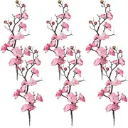 Gadpiparty 6pcs Cake Decoration Ornaments Cupcake Toppers Cake Picks Fresh Flowers Bouquet Artificial Bouquet Fake Flowers stem Sushi Flower Arrangement Pastry Topper Creative Topper Wedding
