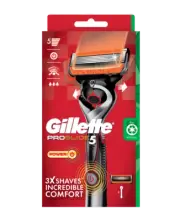 New Gillette Proglide5 Power Red Flexball Razor