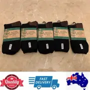 5 pairs quality bamboo work socks special double cushion extreme heavy duty