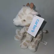 NWT Carter's Tan White Giraffe Plush Lovey 8" Stuffed Animal Baby Toy 2020 67080