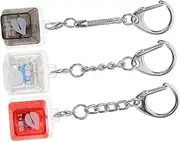 [BESPORTBLE] 3pcs Novel Keycap Keychain Unique Keyboard Decor for Bag Wallet Durable Keychain Charms with Comfortable Touch for Personal Style