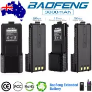 4PACK BAOFENG BL-5L 3800mAh 7.4V Extended Li-Ion Battery for UV-5R UV-5X3 Radio
