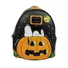 Loungefly Peanuts Snoopy Great Pumpkin Mini Backpack Glow-in-the-Dark Halloween