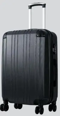 在飛比找松果購物優惠-28吋行李箱ABS加大容量固定密鎖硬殼箱360度旋轉耐摔磨損