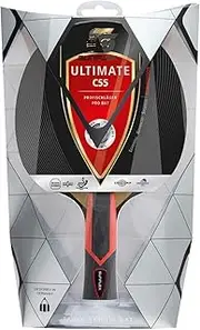 SUNFLEX Ultimate C55 Table Tennis Bat, Competition Bat for Fast Offensive Play, ITTF Approved Mogul Rubber with 2.0mm Sponge, Ergo Grip & Shock‑Absorber‑Tube Handle