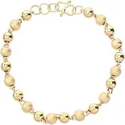 [SHERCHPRY] Buddha Beads Bracelet Gold Plated Titanium Jewelry Stylish Hand Chain for Present