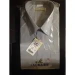 JACKLEE水藍色條紋長袖襯衫(SIZE:14-18)