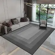 YNAYG Runner Rug Modern Non-Slip Washable Long Indoor Outdoor Rug Door Runner Rug Hallway Kitchen Laundry Rug Black 40x100cm