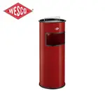 【WESCO】商用菸灰垃圾桶30L-紅